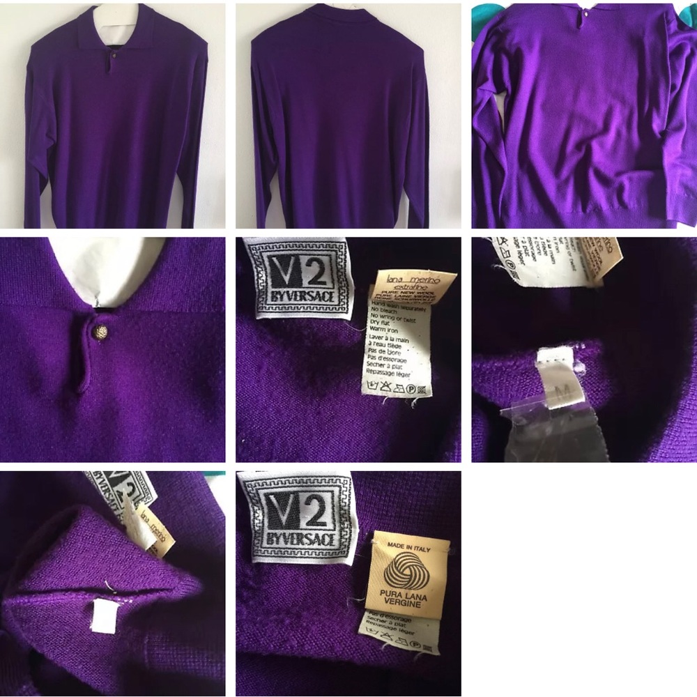 Gianni Versace V2 100% Wool (Pure Lane) Sweater